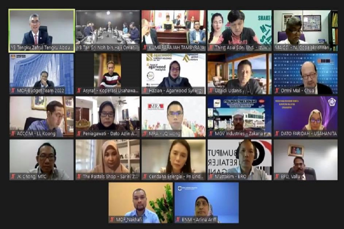 Sesi Perbincangan #Bajet2022 bersama YB Menteri Pembangunan Usahawan dan Koperasi